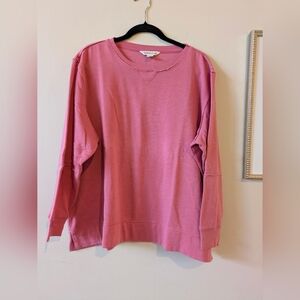 Coldwater Creek Pink Sweatshirt, Sz. PXL